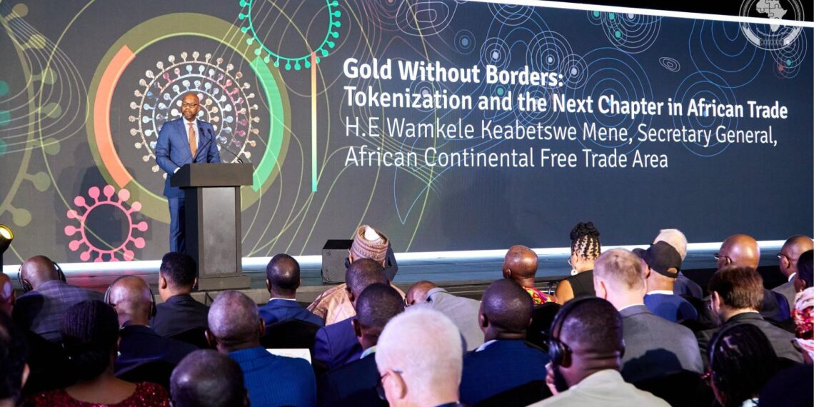 AfCFTA general secretary Wamkele Mene addresses the US-Africa Business Summit. Photo: Supplied/Food For Mzansi