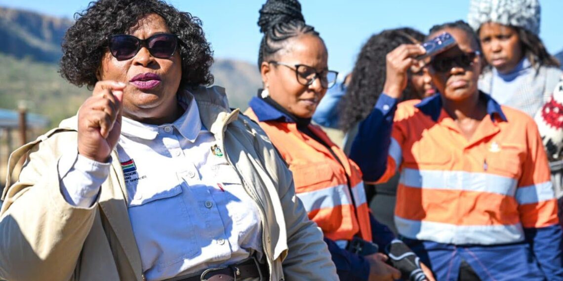 KwaZulu-Natal's MEC for agriculture, Thembeni KaMadlopha-Mthethwa, recently visited uMzinyathi District to tackle service delivery issues. Photo: Supplied/Food For Mzansi