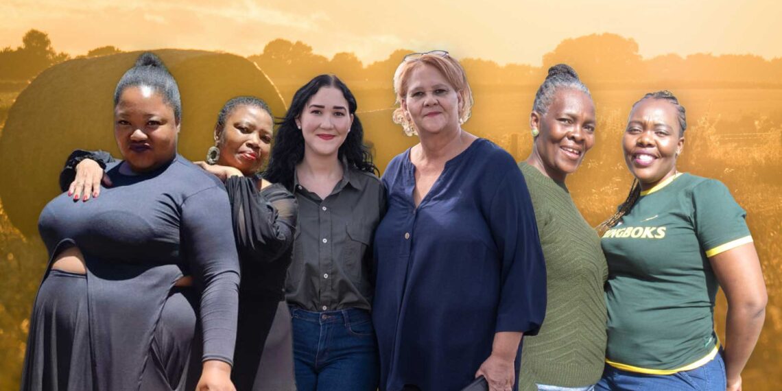 From left to right: Lesedi and Tshidi Masebe, Gerda and Eliza Beukes, and Thoko and Mpumi Sibanyoni. Photo: Gareth Davies/Food For Mzansi
