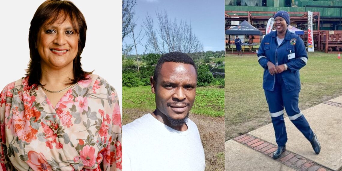 Bronwen Bayman, Mokgomotsi Morodi, and Ayanda Fakude say an emotional reset is essential for farmers, and that even a little time can make big a difference. Photos: Supplied/Food For Mzansi