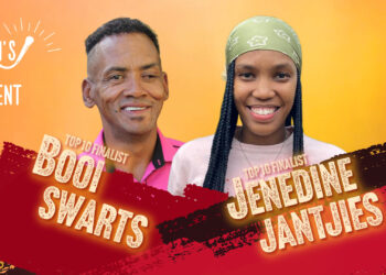 Booi Swarts from Piketberg and Jenedine Jantjies from Patensie are in the top 10 of Agri's Got Talent. Photo: Gareth Davies/Food For Mzansi