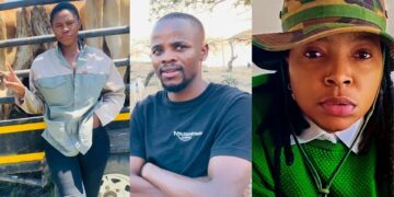 For Zimbili Mfusi, Kwanda Biyela and Khanyisile Maseko, safety shoes are more than just footwear — they are a necessity in the fields. Photos: Supplied/Food For Mzansi
