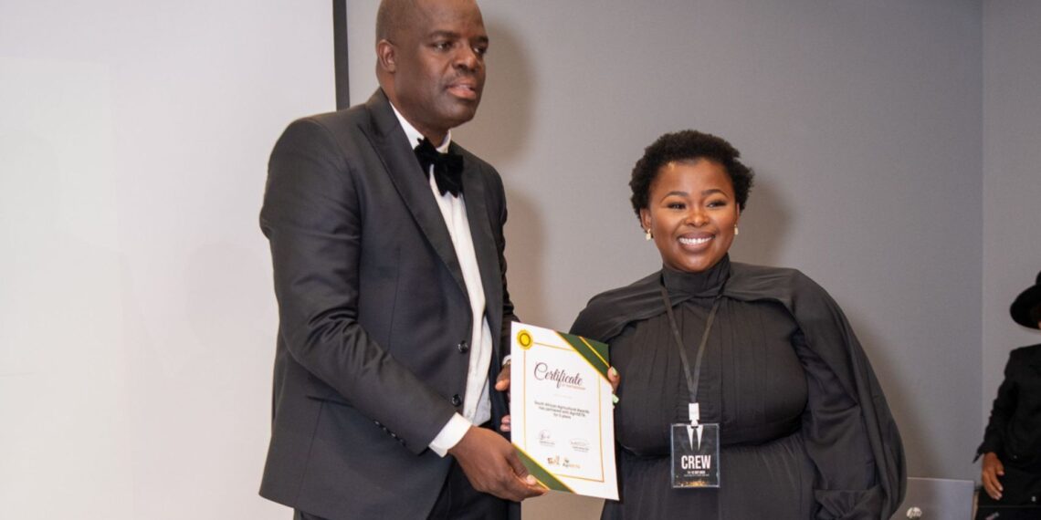 AgriSETA and the South African Agricultural Awards (SAAA) have partnered to celebrate excellence in farming while driving skills development, youth empowerment, and transformation across the sector. Dr Innocent Sirovha and Lindiwe Xaba shares the vision of the initiative. Photo: Supplied/Food For Mzansi