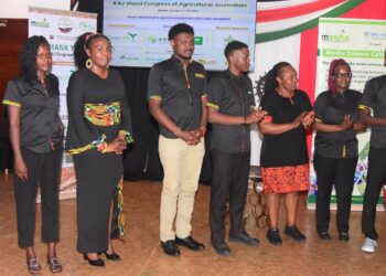 Some faces from the Media for Environment, Science, Health and Agriculture (Mesha), behind organising and hosting IFAJ in Kenya. Photo: Mesha Science