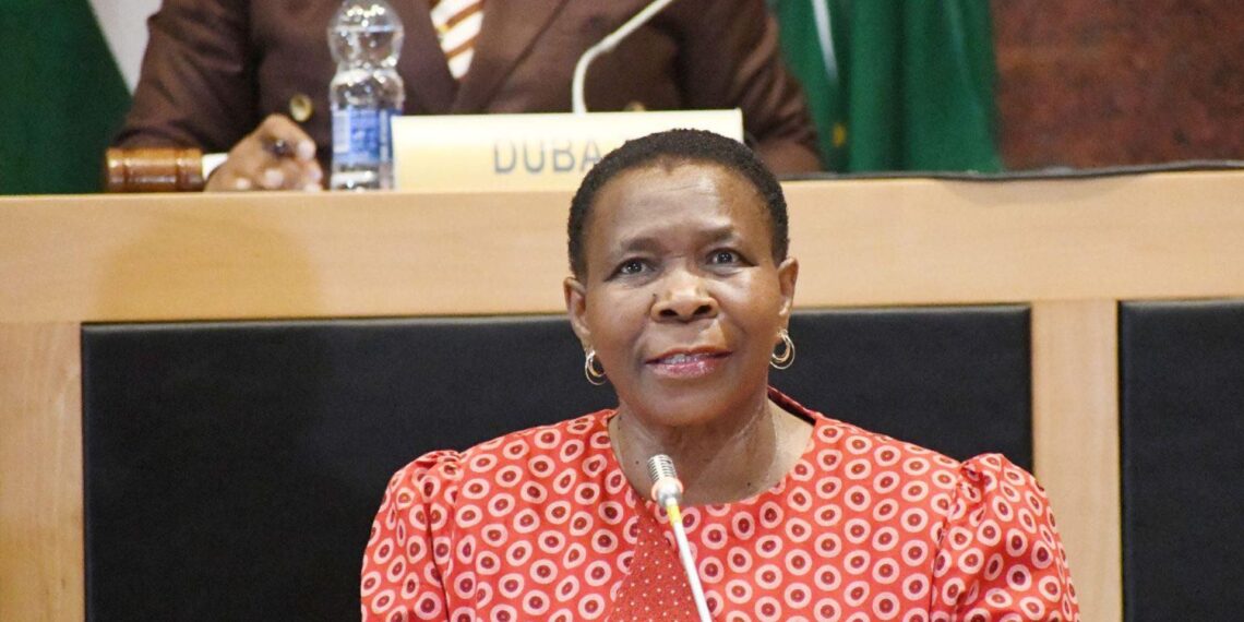 MEC Nonceba Kontsiwe presented the 2024/25 Annual Report at the provincial legislature. Photo: EC department of agriculture