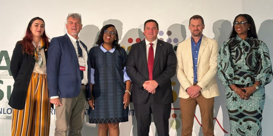 Minister John Steenhuisen with delegates at the African Natural Capital Alliance Summit. Photo: Supplied/Food For Mzansi
