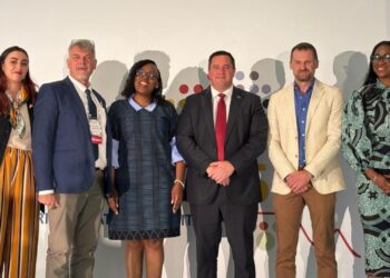Minister John Steenhuisen with delegates at the African Natural Capital Alliance Summit. Photo: Supplied/Food For Mzansi