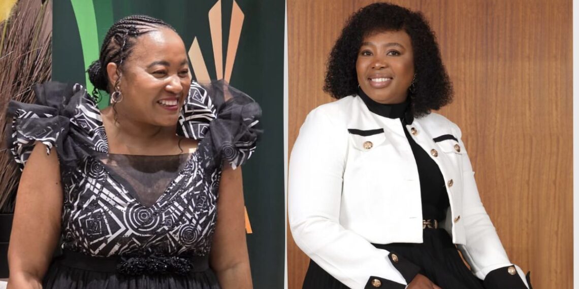 Kubenokuthula Ndlovu and Nosipho Hela of AgriSETA. The organisation is an official partner of the South African Agricultural Awards, supporting women, rural farmers, and the growth of South Africa’s agricultural sector. Photos: Supplied/Food For Mzansi