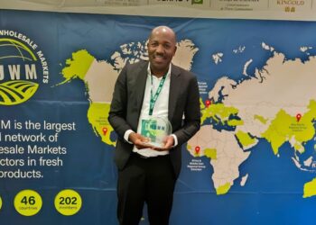 Sello Makhubela, CEO of Joburg Market, has been named Manager of the Year 2025 by the World Union of Wholesale Markets, a top international recognition of his leadership and innovation. Photo: Supplied/Food For Mzansi