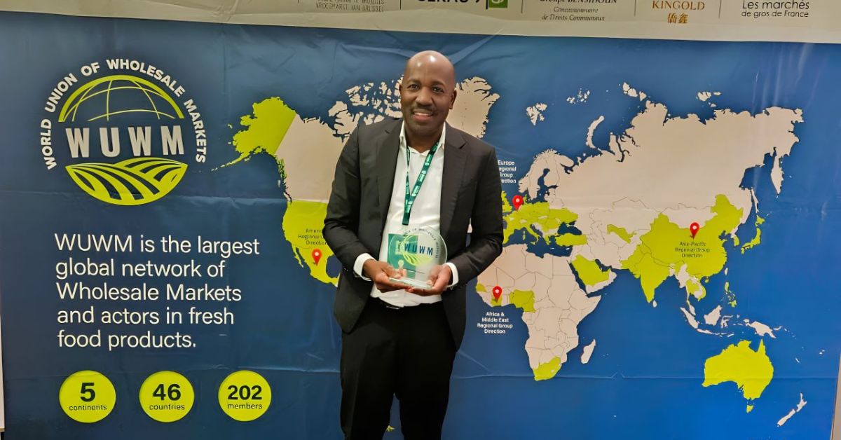 Joburg Market CEO wins prestigious international award