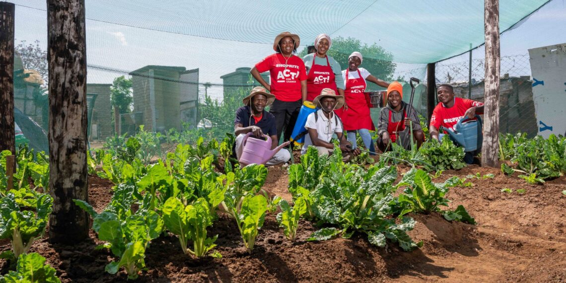 A food garden that was funded by the Shoprite Group. Photo: Shoprite
