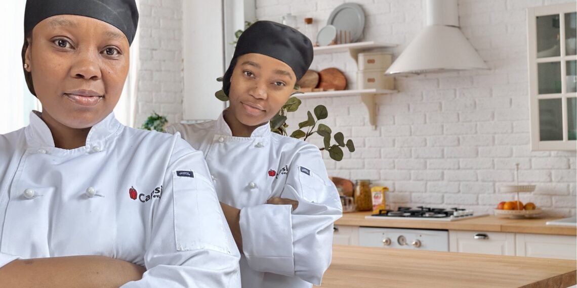 Lindelwa Mthembu runs her business, Chef Lindy, with her daughter, Xolelwa, as her executive chef. Photo: Capsicum