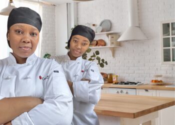 Lindelwa Mthembu runs her business, Chef Lindy, with her daughter, Xolelwa, as her executive chef. Photo: Capsicum