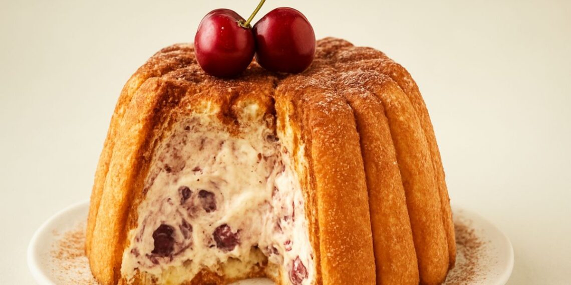 Jacobs’ festive cherry and chocolate coffee Charlotte is a showstopping holiday treat, layered with mascarpone cream, juicy cherries, and a drizzle of rich dark chocolate. Photo: Supplied/Food For Mzansi
