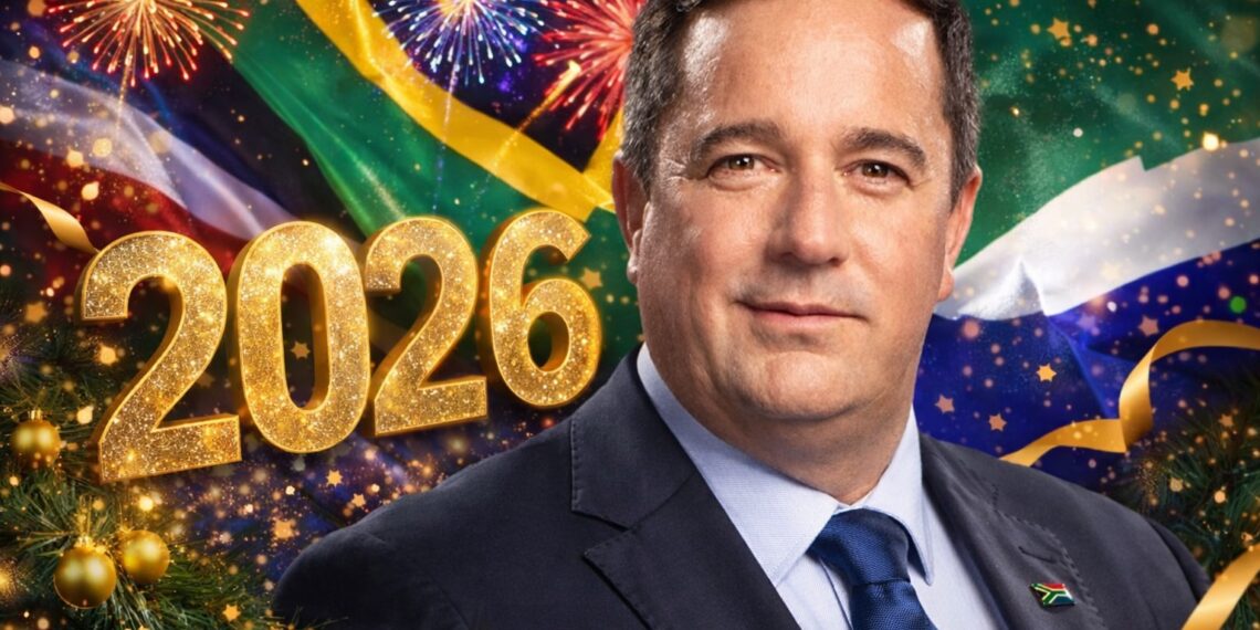 Minister of agriculture John Steenhuisen delivers his New Year’s message for 2026, outlining priorities to strengthen rural safety, expand export markets and support farmers, farmworkers and agribusiness across South Africa. Design: Food For Mzansi