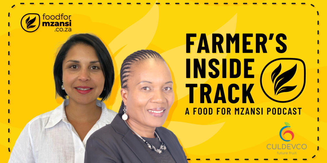 Mishkaat Anderson, general manager of Culdevco, and Dr Konanani Liphadzi, chair of Cultipowered, unite innovation and empowerment for South Africa's deciduous fruit growers. Photo: Gareth Davies/Food For Mzansi