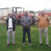 From left: Khayelihle Mendu of the KwaZulu-Natal department of agriculture, farm manager Bheki Shelembe, and Dr Siphe Zantsi of the Agricultural Research Council (ARC). Photo: Supplied/Food For Mzansi