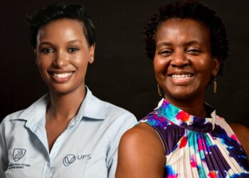 Dr Anathi Makamane (left) and Prof Hlamalani Ngwenya (right), leaders of the UFS consortium. Photo: UFS