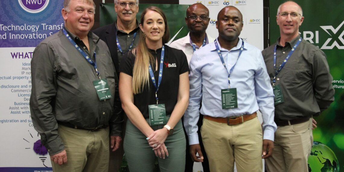 Agri X has launched the Agri X Fusion 2026 series: Gerhard Diedericks and Koos Nel (Agri X Group), Corlia Oberholzer (RMIS), Prof Simon Letsoalo (North-West University School of Agricultural Sciences – Mahikeng Campus), Lwandisa Makapula (IDC) and Prof HB Klopper (Agri X Group). Photo: Agri X
