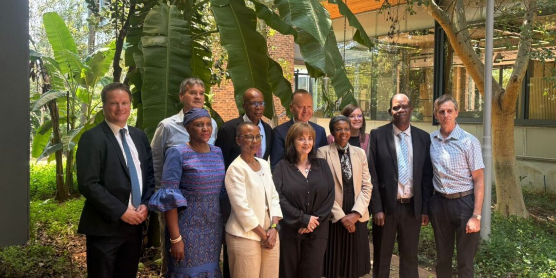 Sacota leadership, with delegates from both South Africa and the Netherlands, at the closing ceremony. Photo: Sacota