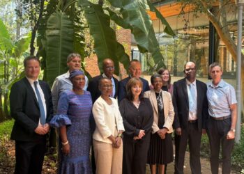 Sacota leadership, with delegates from both South Africa and the Netherlands, at the closing ceremony. Photo: Sacota
