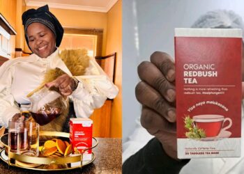 Natasha Zantsi’s love of serving others blossomed into Makoti Premium Rooibos Tea. Proudly South African, her tea honours Nguni culture, celebrates women, and brings comfort in every cup. Photos: Supplied/Food For Mzansi
