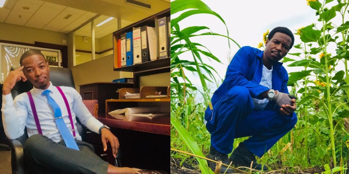 Simphiwe Ngema turned to the soil to make a living when the corporate world shut its doors on him. Now he's thriving. Photos: Supplied/Food For Mzansi