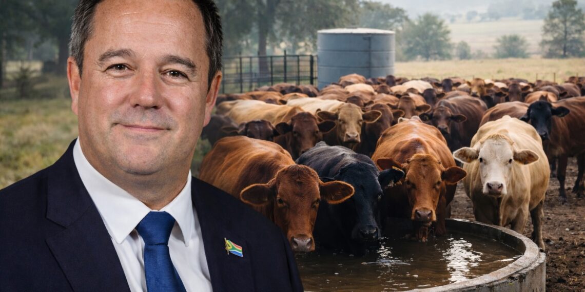 Agriculture minister John Steenhuisen. Design: Food For Mzansi