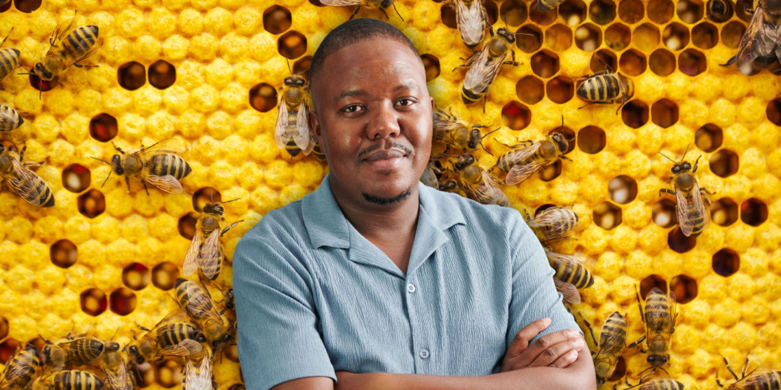 South Africa imports most of its honey despite high demand. Sibongiseni Peacock, an innovation manager at the DG Murray Trust, explains how the Siyazisiza Trust is empowering small-scale beekeepers to boost rural economies. Photo: Gareth Davies/Food For Mzansi