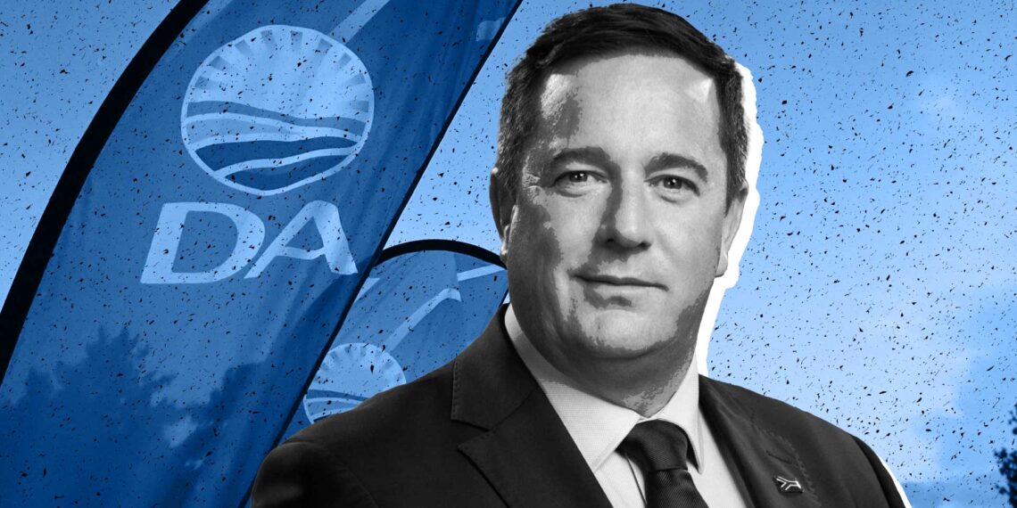 Agriculture minister John Steenhuisen will step down as DA leader, leaving uncertainty over the future of the agriculture portfolio. Photo: Supplied/Food For Mzansi