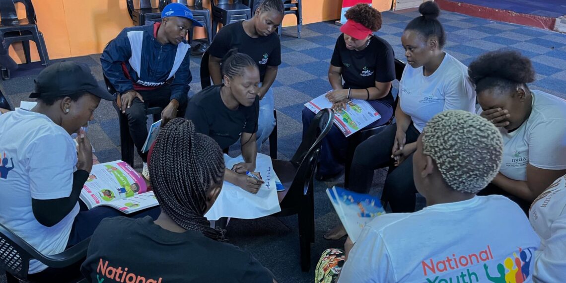 Young ECD Champions from aRe Bapaleng empower parents and kids through play-based learning in underserved communities. Photo: Seriti