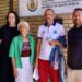 From left to right: Carmen Mannarino (Masifundise Development Trust), Hilda Adams (West Coast Small Scale Fishers Forum), Andre Cloete (Coastal Links), and Faez Poggenpoel (Western Cape Small Scale Fisheries Representative Forum). Photo: Liezl Human/GroundUp