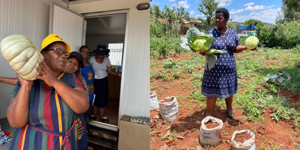 Betty Nkoana says that for her, finding healing comes from helping others who are going through similar challenges, and bringing them together through farming.
Photos: Supplied/Food For Mzansi