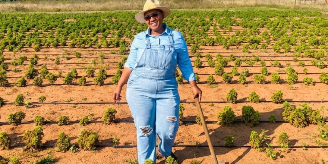 Kate Sithole is a geranium farmer, herbalist, and agroprocessor. Photo: Supplied/Food For Mzansi