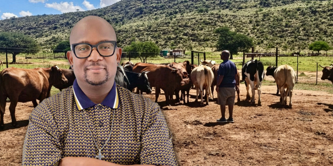 Reginald Mayekiso is the founder and director of Olifantshoek Trading Enterprise. Photo: Gareth Davies/Food For Mzansi