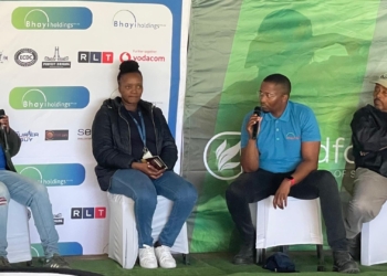 Industry experts and stakeholders lead a panel discussion at the Eastern Cape Farmers’ Day Fair Trade hosted by Food For Mzansi in partnership with Inga Qeja, a trailblazing vegetable farmer and the proud owner of Bhayi Holdings in Mbokothwana, Tsolo. Photo: Food For Mzansi