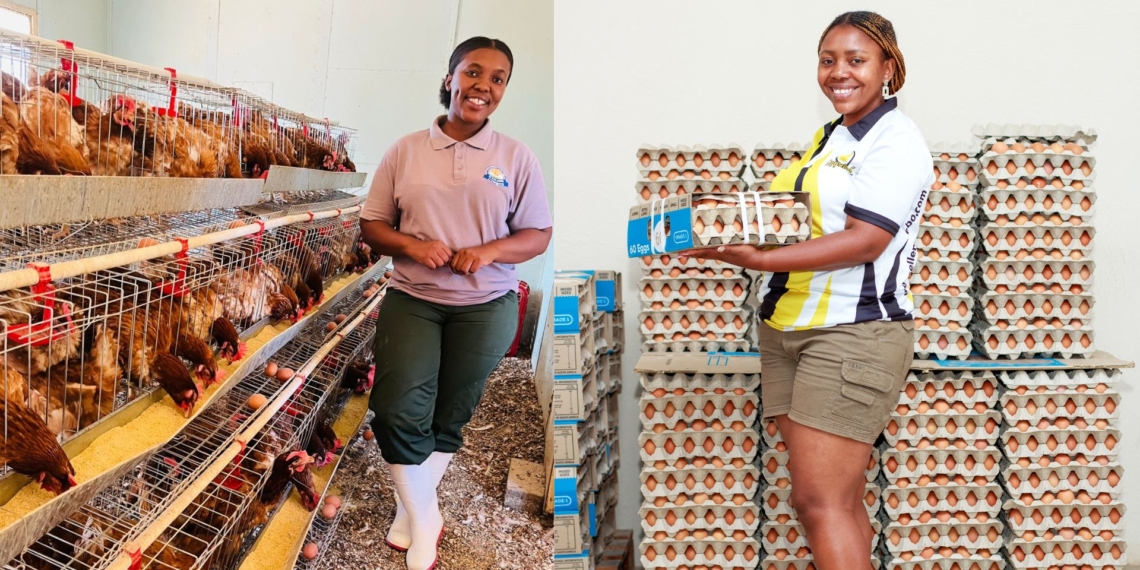 Nqobile Khumalo and Lebogang Mashigo are egg producers and share what works for them and how they keep their operations profitable and disease-free. Photos: Supplied/Food For Mzansi