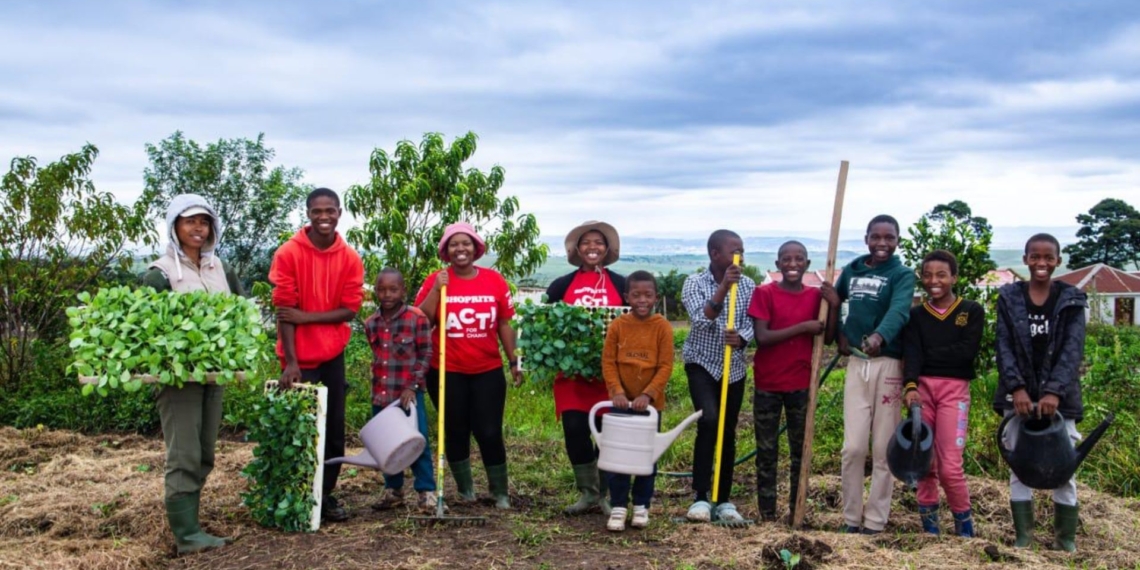 The Ngxanga School Garden focuses on young learners, building agricultural skills to shape a better future.
Photo: Supplied/Food For Mzansi