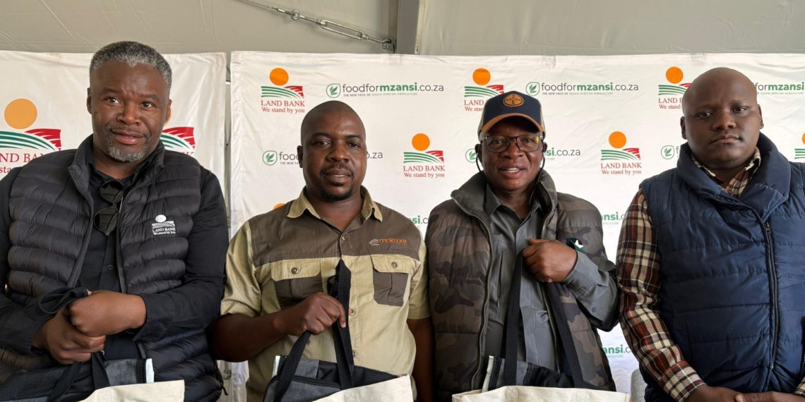 From left to right: Herbet Mokoena, Thabo Mnumzana, Phillip Mukhithi, and Silas Seokoma. Photo: Meshaan Van Wyk/Food For Mzansi