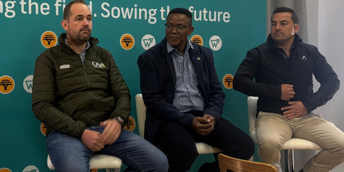 FNB panellists from left to right: Dr Dirk Strydom, Paul Makube and Dr Phillip Oosthuizen. Photo: Meshaan Van Wyk/Food For Mzansi