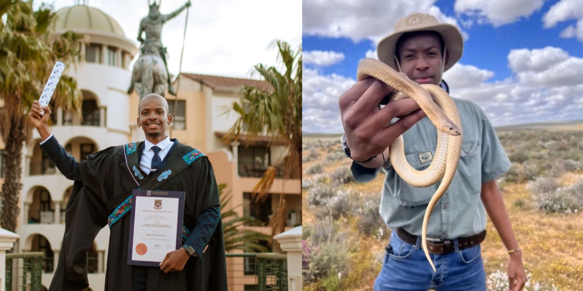 Driven by village curiosity, Shane Ngwenya took a bold step into herpetology to study the science of reptiles and their connection to humans and farming.
Photos: Supplied/Food For Mzansi