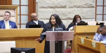 Deputy minister Nokuzola Capa delivers the 2026 budget vote, outlining billions in support for black farmer development, training and inclusive agricultural growth. Photo: Supplied/Food For Mzansi
