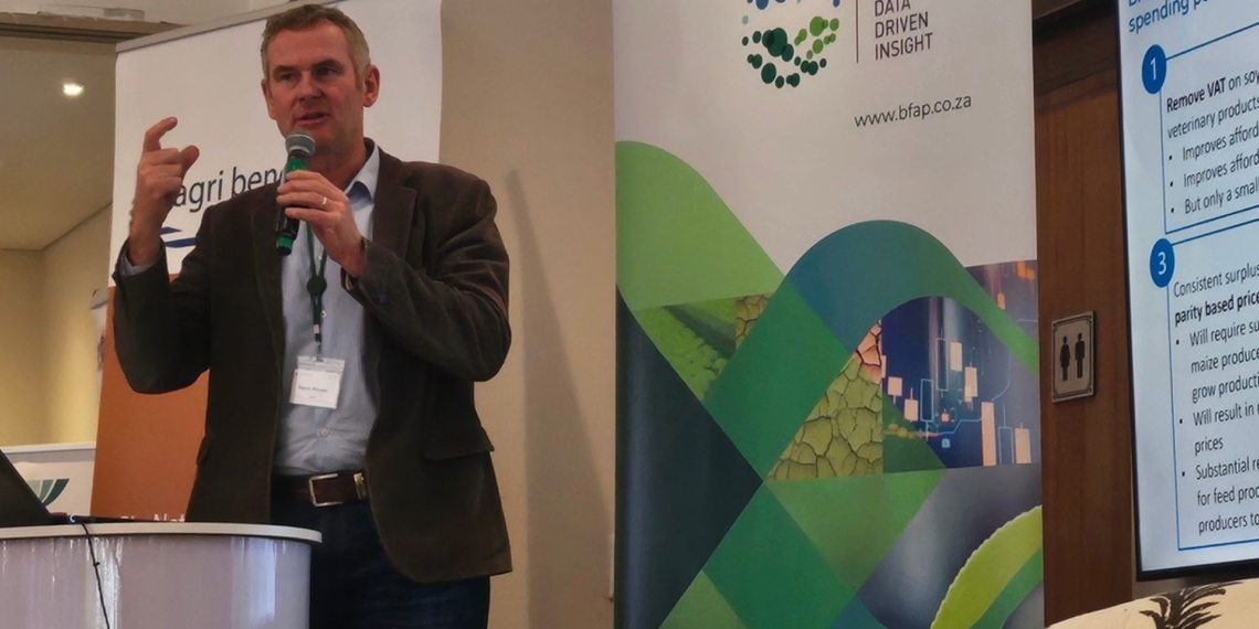 BFAP managing director Ferdi Meyer shares insights on the future of livestock production. Photo: Patricia Tembo/Food For Mzansi