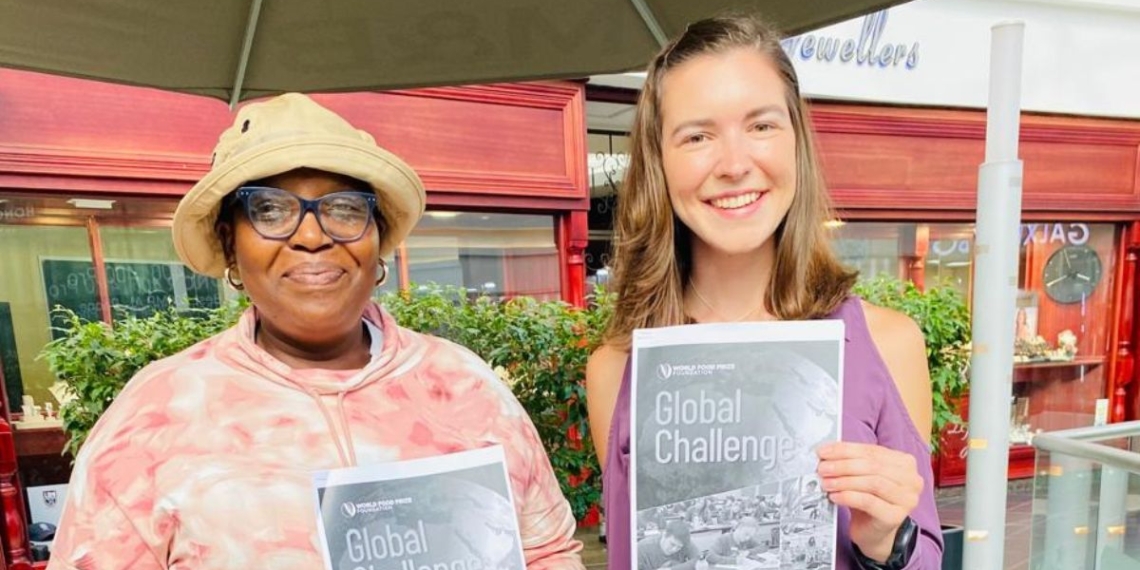 Francine Barchett, co-coordinator of the South Africa Youth Institute, with Dr Shapule “Shaps” Modjadji, principal of Makgongoana High School in Polokwane, Limpopo. Makgongoana High School was one of the first schools to join the programme and will be sending four learners to this year’s SAYI cohort. Photo: Supplied/Food For Mzansi