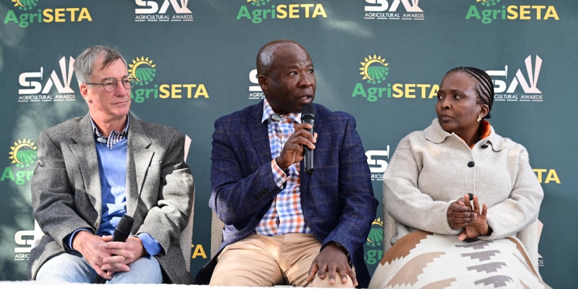 A lively panel discussion unfolds during the South African Agriculture Awards (SAAA) stakeholder breakfast, held in partnership with AgriSETA. Photo: Food For Mzansi