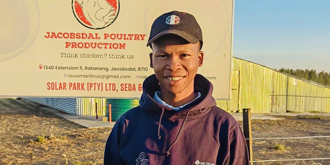 Meet Llewellyn Louw, the founder of Jacobsdal-based Louw’s Poultry Production. Photo: Supplied/ Food For Mzansi