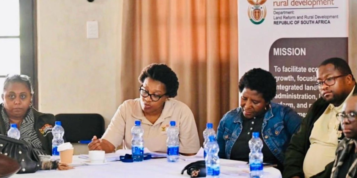 The portfolio committee engaged with Bakkieshoek Farming Trust shareholders on the final day of its Eastern Cape tour investigating the farm equity scheme. Photo: Supplied/Food For Mzansi
