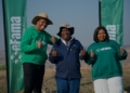 Shadrack and Pretty Kubyane of eFama App get down to farmer level, chatting about how the right tech can turn market-access headaches into new opportunities. Photo: Supplied/Food For Mzansi