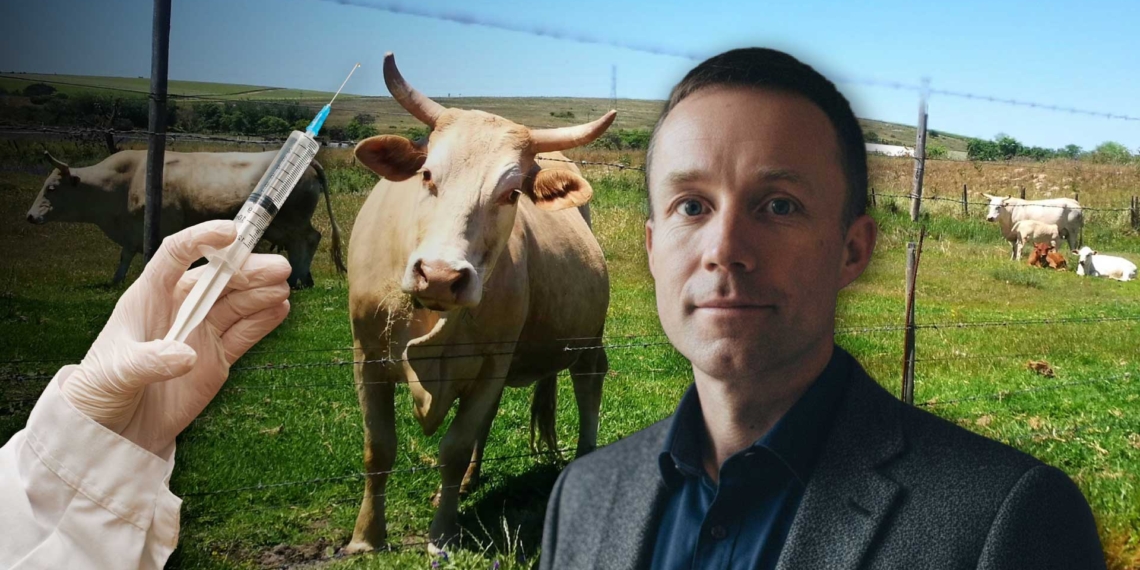 FMD Response SA spokesperson and commercial dairy farmer Andrew Morphew speaks on tangible plans to fight FMD. Photo: Gareth Davies/ Food For Mzansi