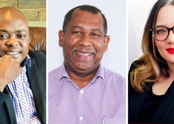 Sibusiso Mabuza of Phahama Grain Phakama, Michael Brinkhuis of the Western Cape department of agriculture, and Falon Mars of Mars Rossouw Attorneys Inc. They are among the speakers at the dedicated emerging farmers programme at Nampo Cape on Thursday, 10 September. Photos: Supplied/Food For Mzansi